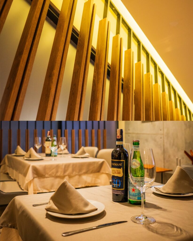 Salón principal de Ristorante Maratea para eventos y cenas